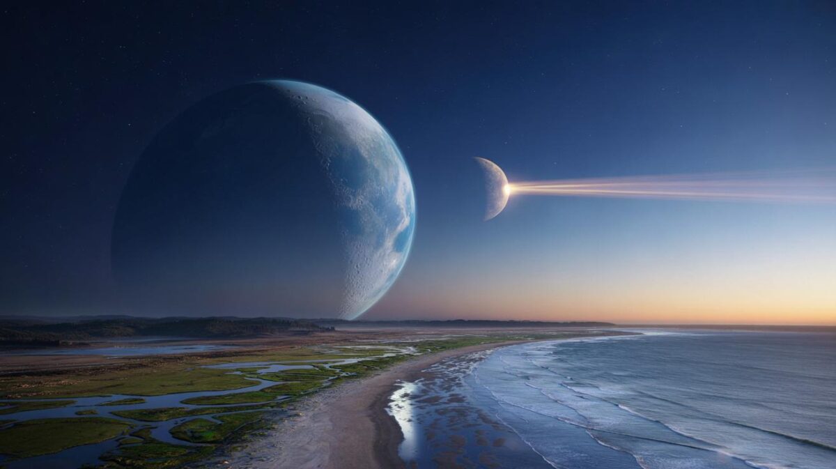 As the Moon Gradually Drifts Away From Earth, Our Days And Tides Quietly Change